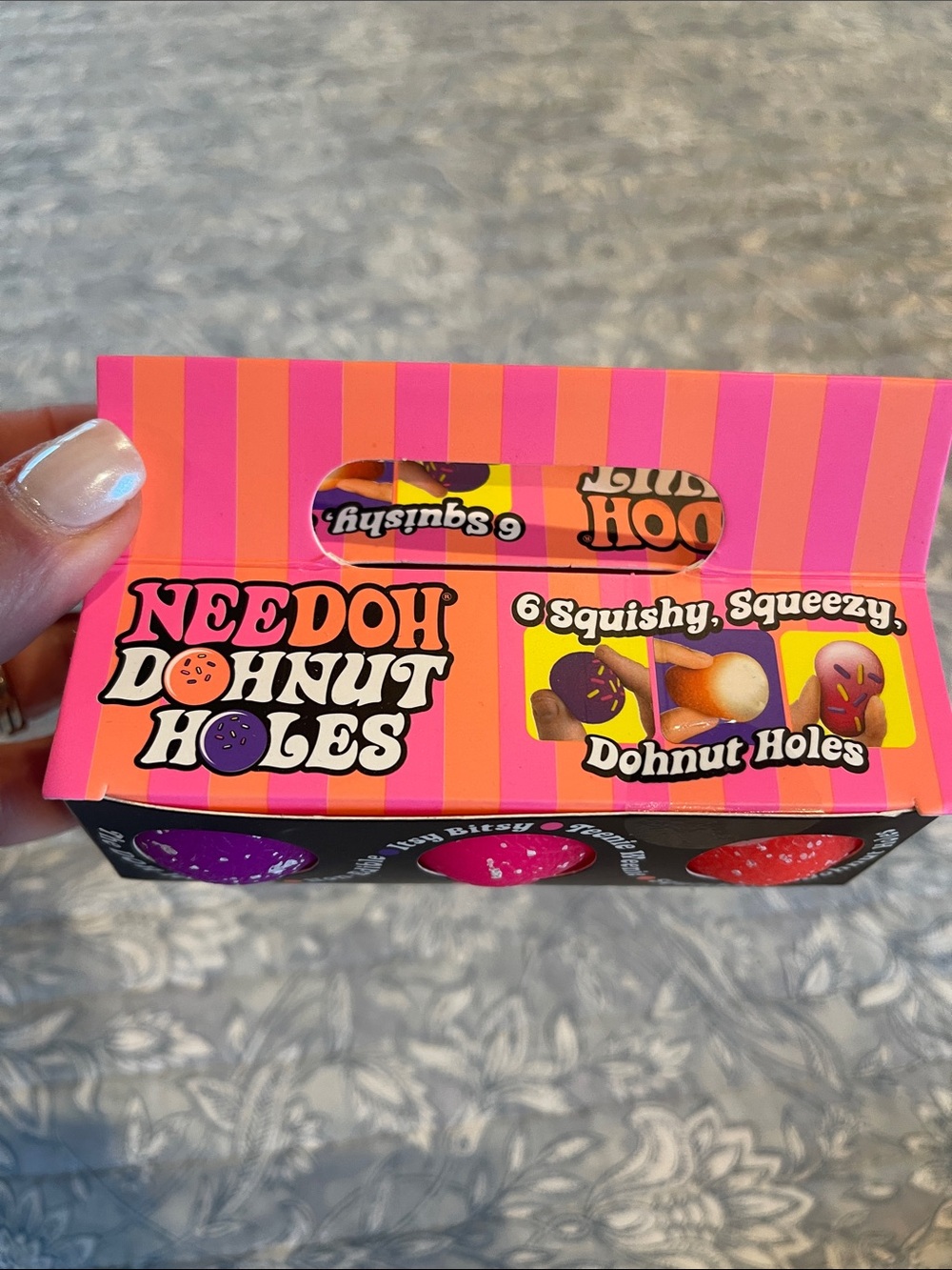 Needoh Dohnut Holes donut holes Kids Sensory Toy - Schylling  squishy NIB